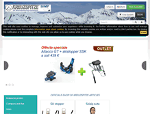 Tablet Screenshot of kreuzspitze-shop.com